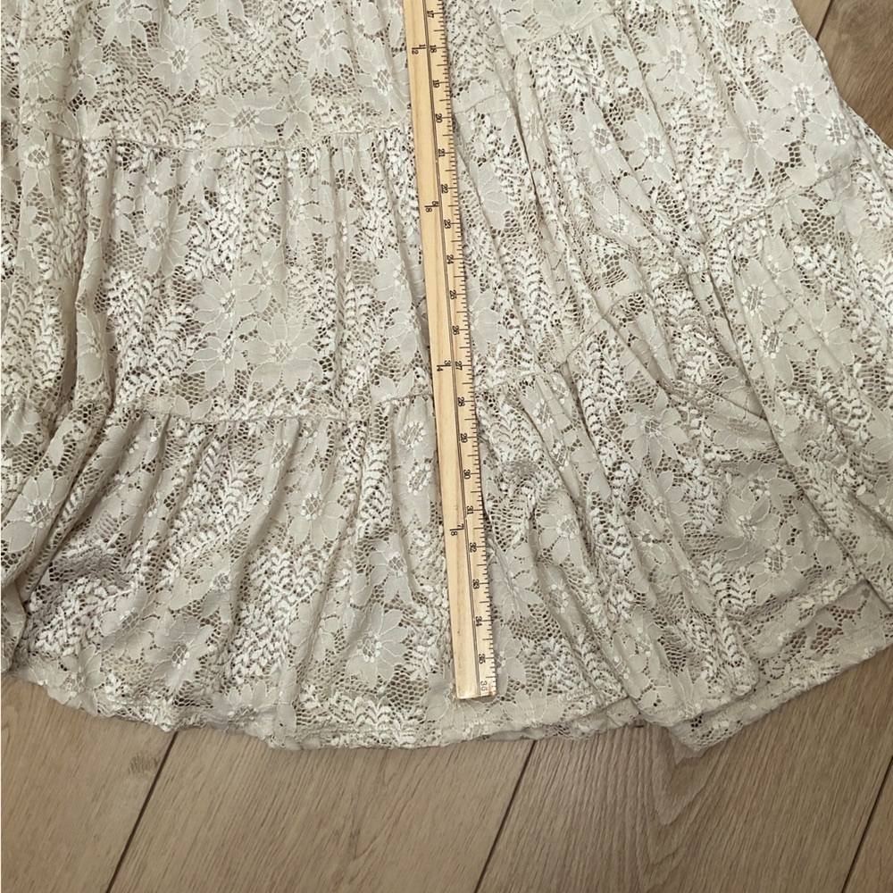Altar'd State Cream Lace Maxi Skirt - Picture 11 of 11